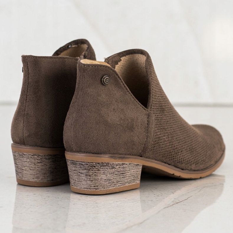 Filippo Openwork -stövlar under våren brun 1