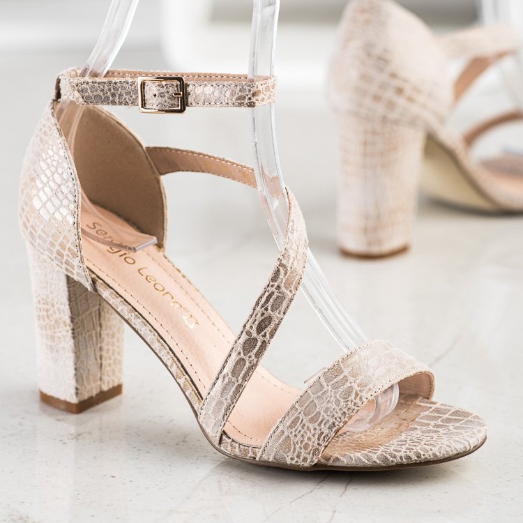 Sandaler med ormtryck Sergio Leone gyllene 2