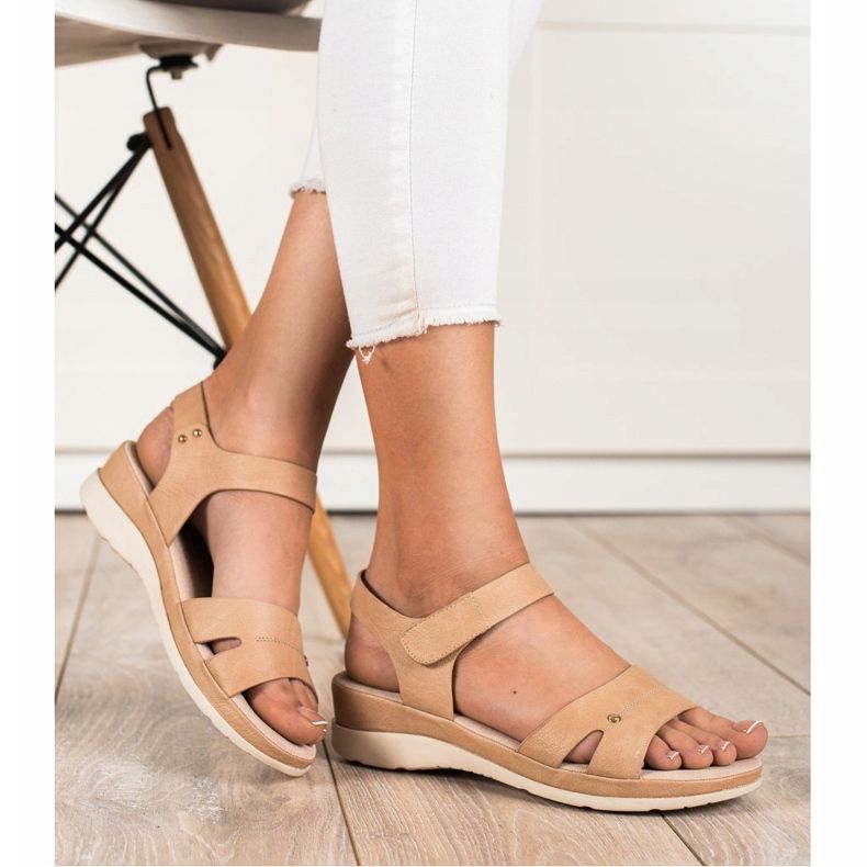 Bekväma VINCEZA sandaler brun 1