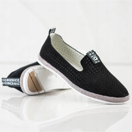 Filippo Casual Leather Slipons svart 2