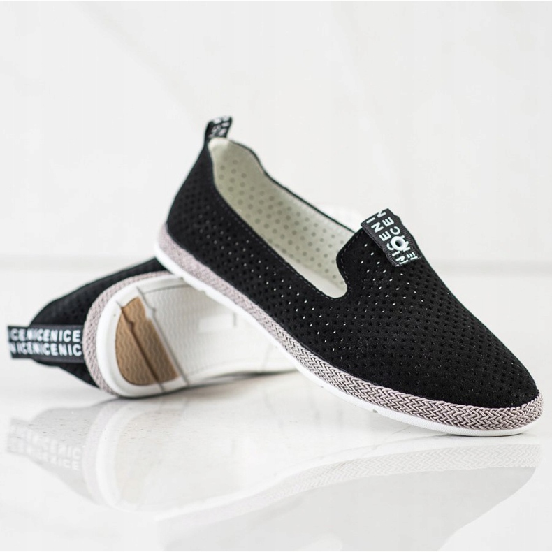 Filippo Casual Leather Slipons svart 2