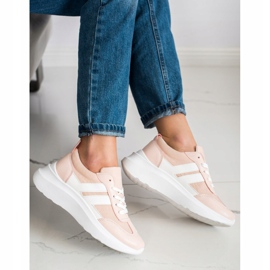 SHELOVET Plattform sportskor rosa 1