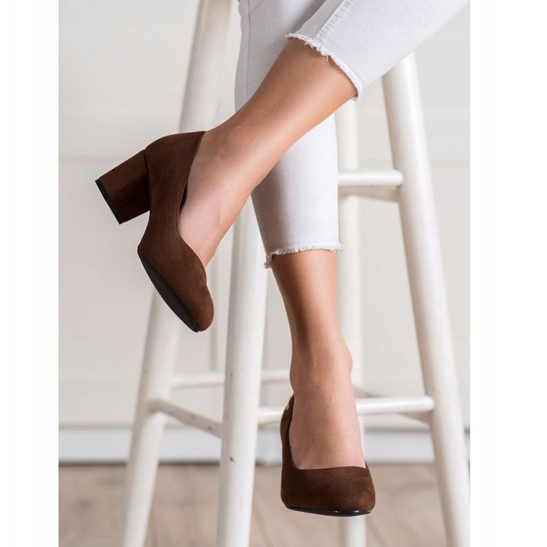 Kalsic Pumps från Sergio Leone brun 1