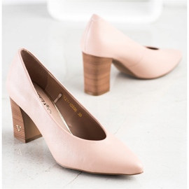 Pumpar med Eco Leather VINCEZA rosa 2