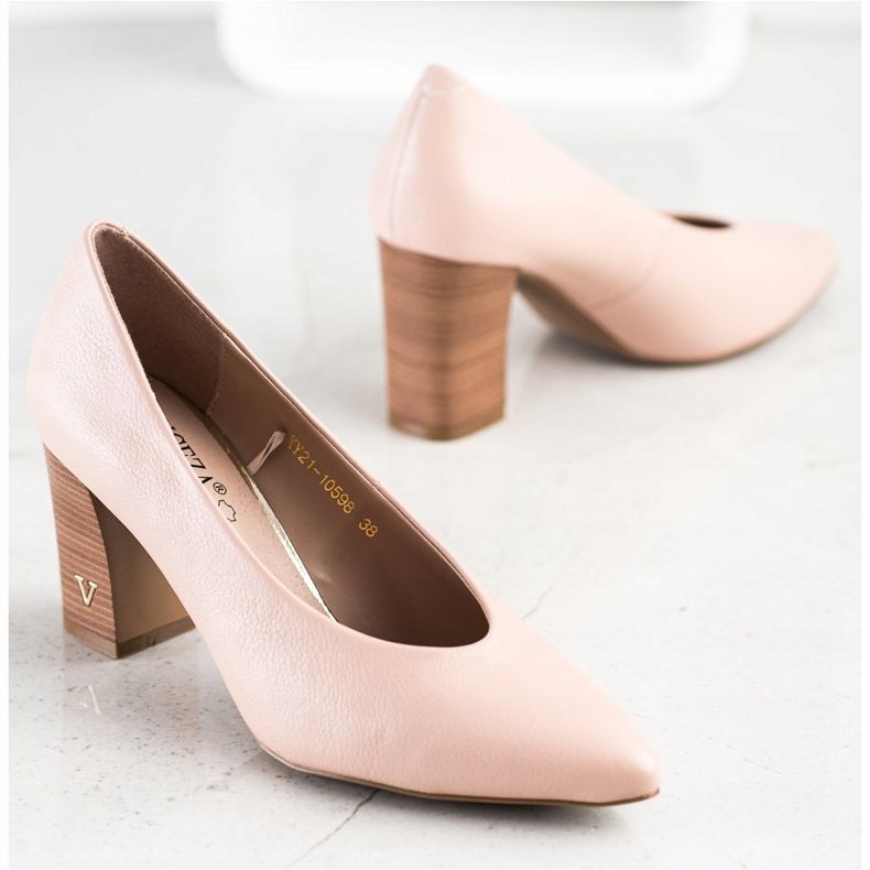 Pumpar med Eco Leather VINCEZA rosa 2