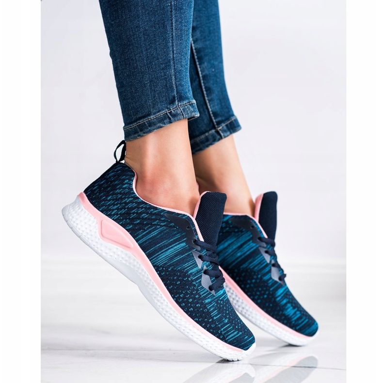 Bona Ljus marinblå sneakers 1