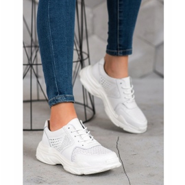 Filippo Klassiska skinnskor vit 1