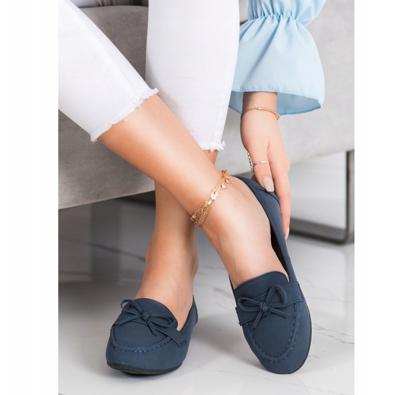 Diamantique Eco Leather Loafers blå 2