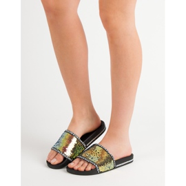 Seastar Paljett tofflor mångfärgad gul 2