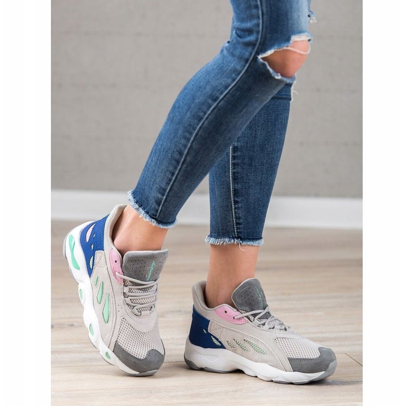 Ax Boxing Bekväma sportskor grå mångfärgad 1