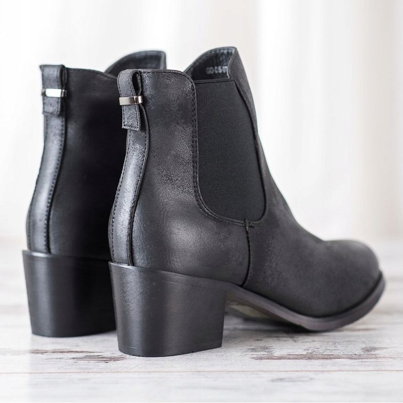 Goodin Bekväma Chelsea stövlar svart 1