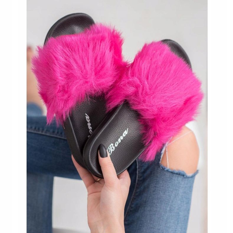 SHELOVET Snygga tofflor violett 2