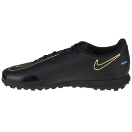 Nike Phantom Gt Club Tf M CK8469-090 fotbollsskor mångfärgad svart 1