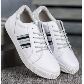 Filippo Läderskor på plattformen vit 2