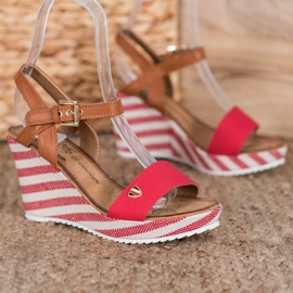 Goodin Trendiga kilsandaler brun röd mångfärgad 1