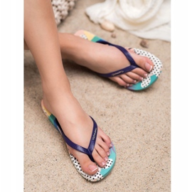 HOTMARZZ Mönstrade flip-flops mångfärgad 2