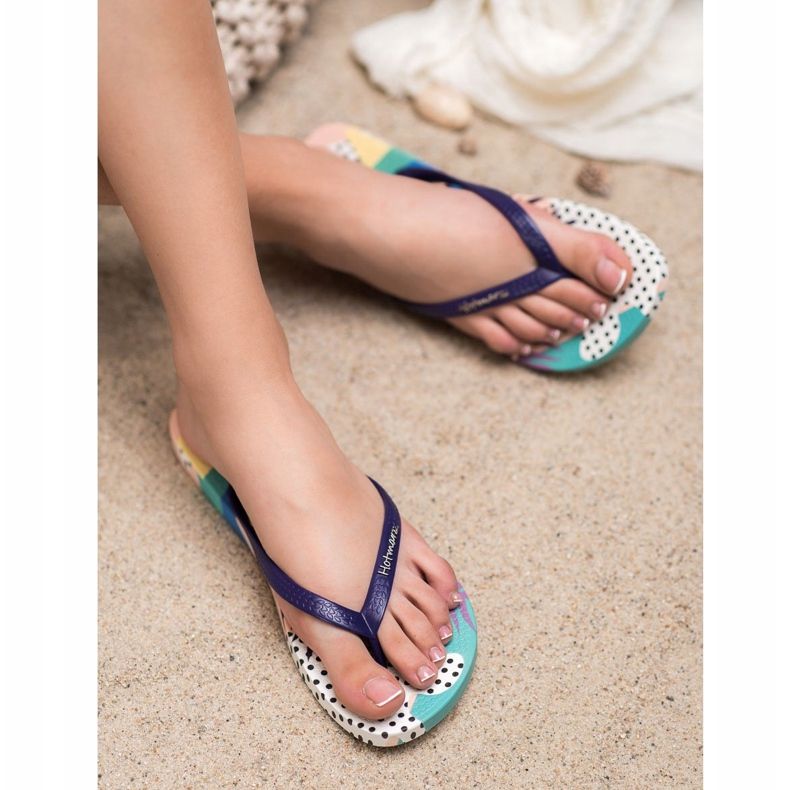 HOTMARZZ Mönstrade flip-flops mångfärgad 2