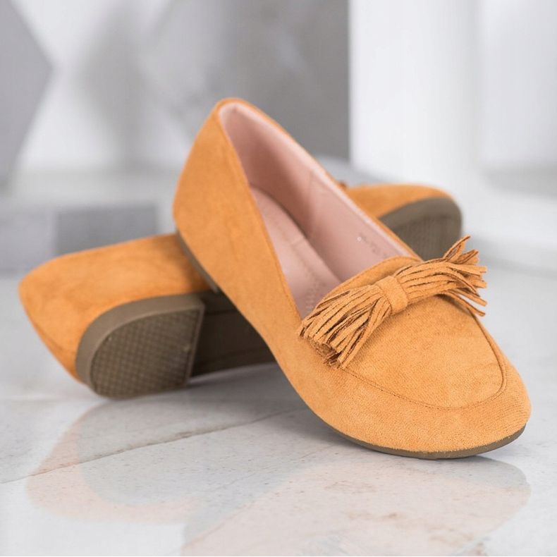 Nio Nio Loafers med fransar brun 1
