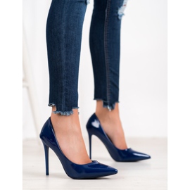 Small Swan Lackerade stift blå 2