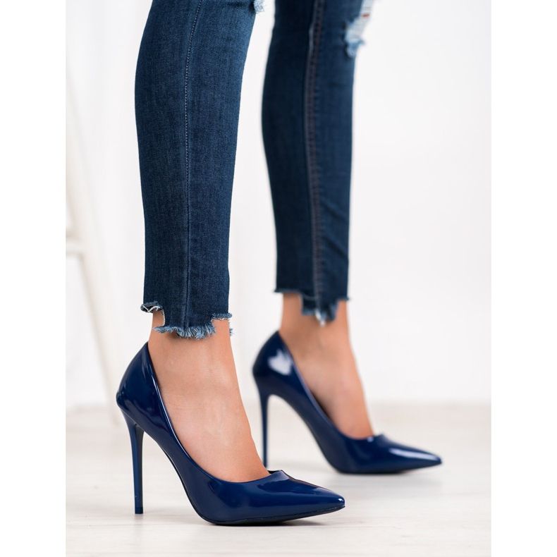 Small Swan Lackerade stift blå 2