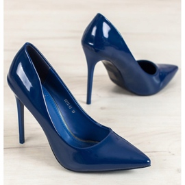 Small Swan Lackerade stift blå 1