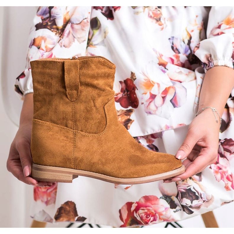 Seastar Varma cowboystövlar på kilen brun 2