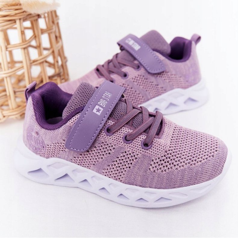 Barnsportskor Sneakers Big Star HH374183 Violet purpur 2