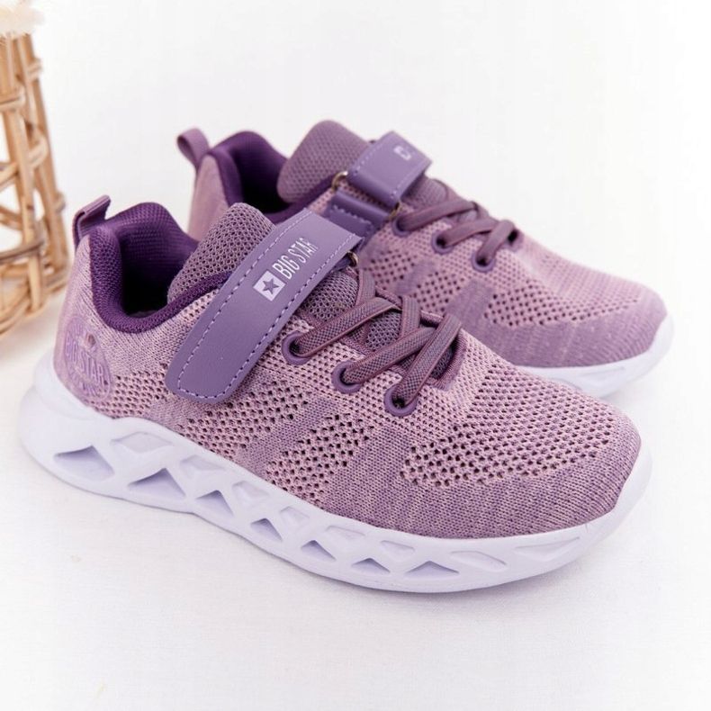 Barnsportskor Sneakers Big Star HH374183 Violet purpur 1