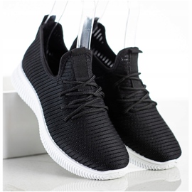 SHELOVET Bekväma slip-on sneakers svart 1