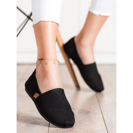 SHELOVET Slip-on svarta sneakers 1