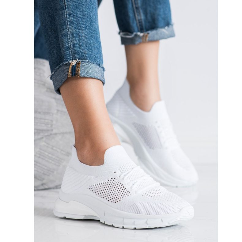 Filippo Snörning, öppet sneakers vit 1