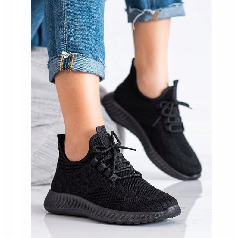 SUPER COOL Openwork sportskor svart 1