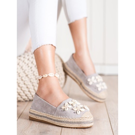 Seastar Espadriller med skal beige 1