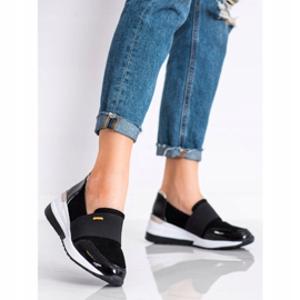 Goodin Svart läder sneakers 1