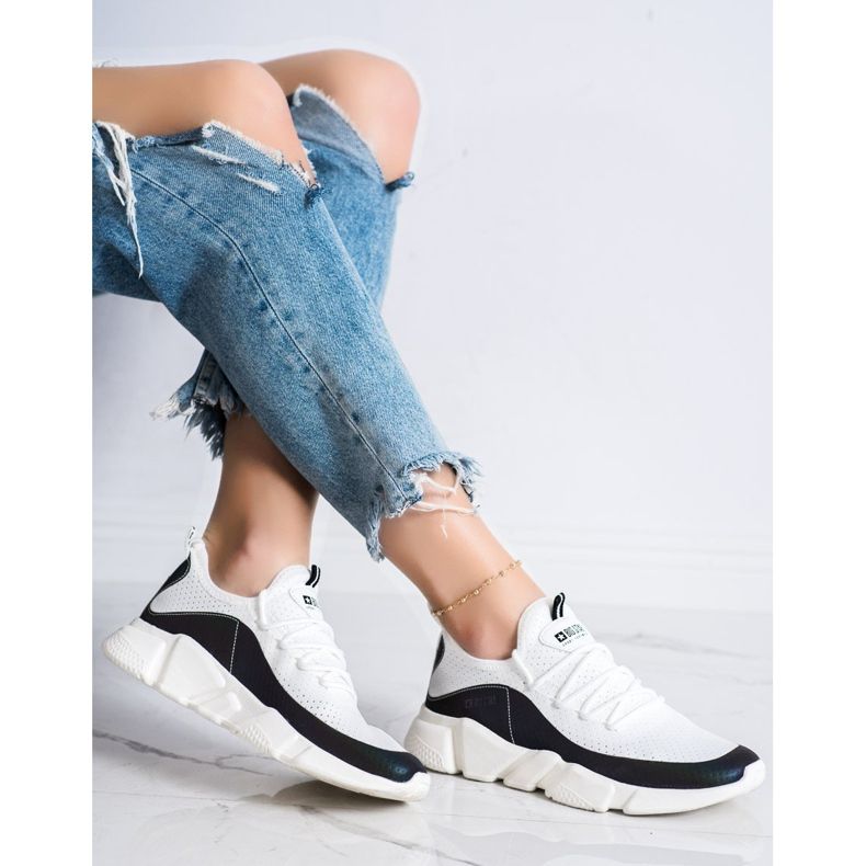 Damskor Big Star FF274A052 vit svart 2