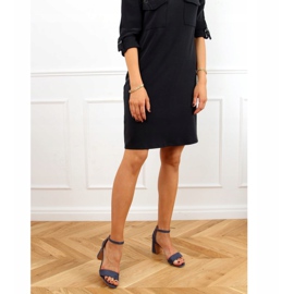 Blå högklackade sandaler 8741 Blå 1