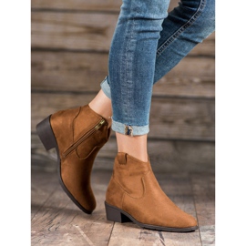 Filippo Cowboystövlar i mocka brun 1