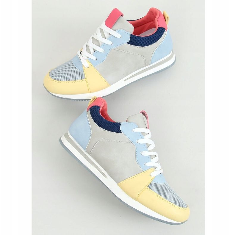 Flerfärgade sportskor B0-546 Blå mångfärgad 1