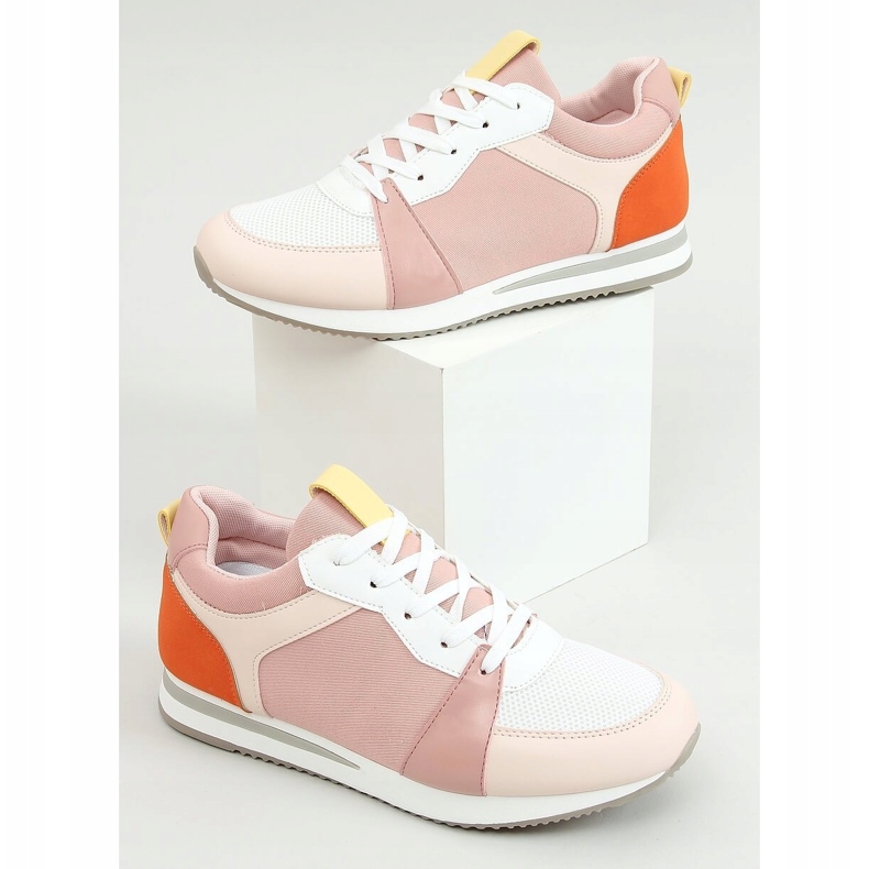 Flerfärgade sportskor B0-546 Rosa mångfärgad 1