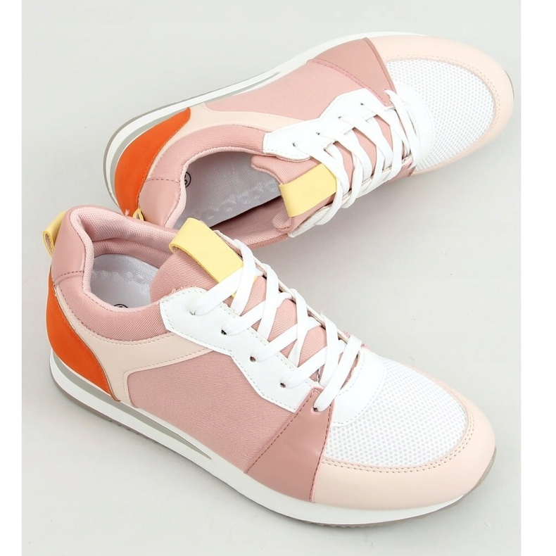 Flerfärgade sportskor B0-546 Rosa mångfärgad 2