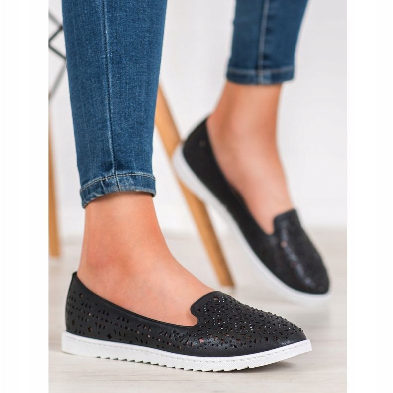 Weide Herrar med kristaller svart 1