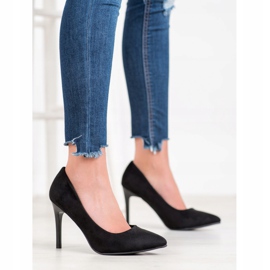 Gogo Snygga svarta höga klackar 2