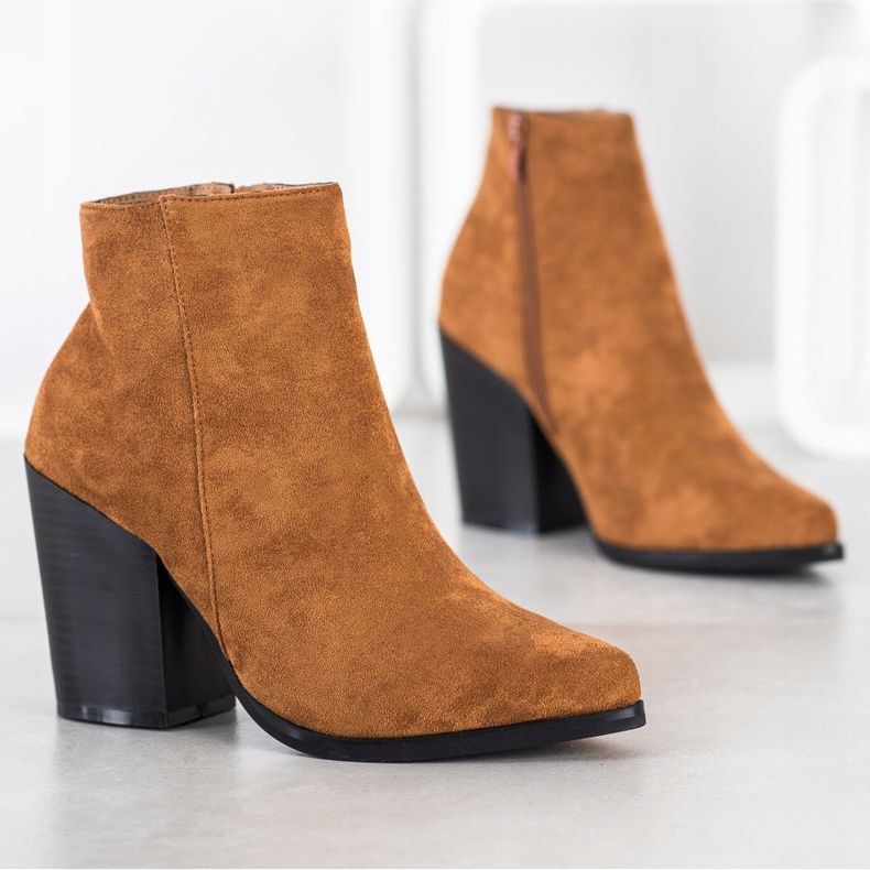 Marquiz Stövlar på ett stort inlägg brun 1