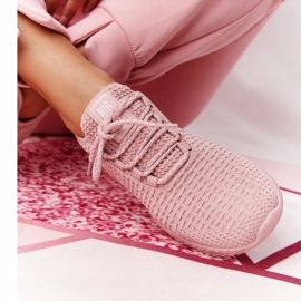 Kvinnors sportskor Memory Foam Big Star HH274299 Rosa 2