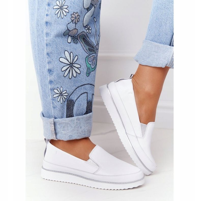 Dam Sneakers Slip-On S.Barski Vit 2