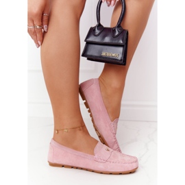 S.Barski Dam mocka loafers S. Bararski rosa 1