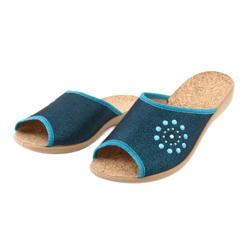 Befado damskor pu 254D105 blå blå 3