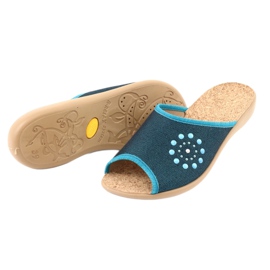 Befado damskor pu 254D105 blå blå 4