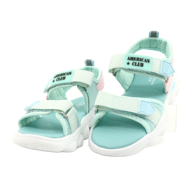 American Club Girls 'Green Sandals Green RL32/21 grön 1