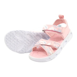 Lätta, fashionabla Moro Sport RL30/21 American Club-sandaler, rosa 2